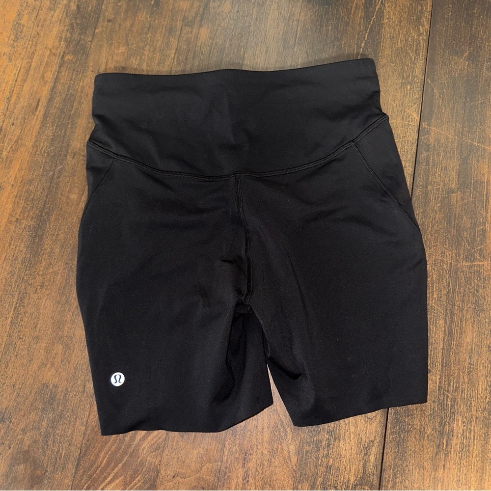 lululemon athletica Black Bike Shorts